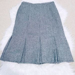 Brooks Brothers pleated wool skirt
